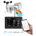 Метеостанция Sencor SWS10500WIFI, внутр/наруж измерение, от сети/CR2032x1+AAx3, темп-ра, влажность, время, прогноз погоды, атм. давление, скор. ветра, подкл. К WIFI, чёрный