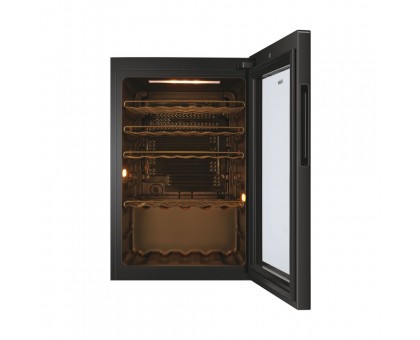 Холодильник Haier HWS49GAE для вина, 82x49.7х58, холод.отд.-118л, зон - 1, бут-49, ST, дисплей, черный Холодильник Haier HWS49GAE для вина, 82x49.7х58, холод.отд.-118л, зон - 1, бут-49, ST, дисплей, черный