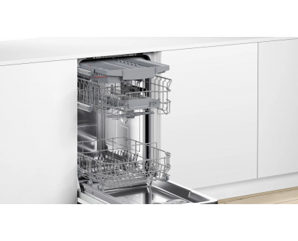 Посудомийна машина Bosch SPV4HMX14Q вбудована, 10компл., A++, 45см, дисплей, 3й кошик, білий Посудомийна машина Bosch SPV4HMX14Q вбудована, 10компл., A++, 45см, дисплей, 3й кошик, білий