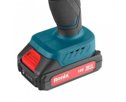 Шуруповерт акумуляторний Ronix 8615,  16В, 1.5Ач x 2