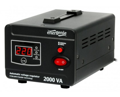 Автоматичний регулятор напруги EnerGenie EG-AVR-D2000-01, 220 В, 2000 ВА