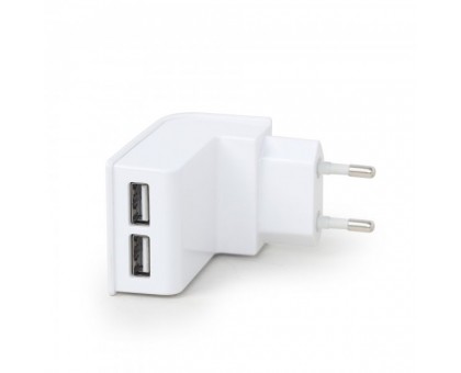 Зарядний пристрій Energenie EG-U2C2A-02-W USB 2.1 A, білий