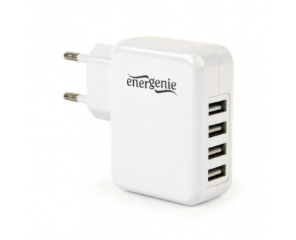 Зарядний пристрій Energenie EG-U4AC-02 4 USB, 3.1 A