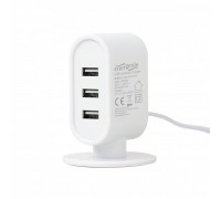 Зарядний пристрій Energenie EG-U3C3A-01-MX настільний білий  3 USB, 3.1 A