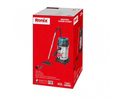 Пилосос будівельний Ronix 1241 40л, 1400Вт