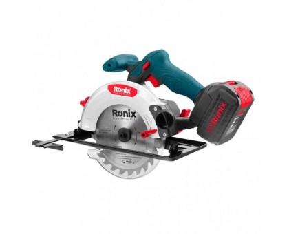 Циркулярна пила Ronix 8609, 20Вт, 165мм, 4Ач x 2