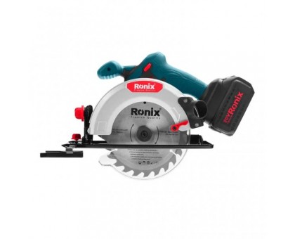 Циркулярная пила Ronix 8609, 20Вт, 165мм, 4Ач x 2