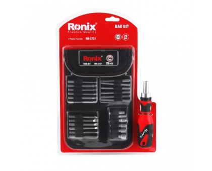 Набір викрутки Ronix RH-2721 з насадками 26 шт.