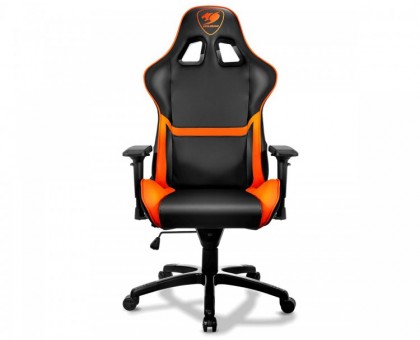 Кресло игровое ARMOR, черный-оранж.