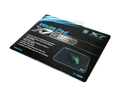 Килимок для миші A4Tech X7-200MP (Black), ігровий, 250 x 200 x 3 мм