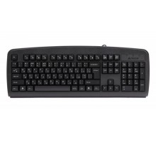 Клавіатура A4 KB-720 , USB, чорна, 107 key, w - Ukr. keys, ergonomic