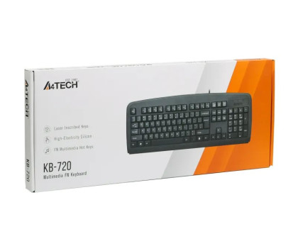 Клавиатура A4Tech KB-720 USB (Black), черная