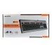 Клавіатура  A4-Tech KL-7MUU-RUSB,сріблясто-чорна, + доп.USB 2.0, 17 гарячих кн, f. Notebook slim 32см  X-slim