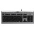 Клавіатура  A4Tech KL-7MUU-RUSB,сріблясто-чорна, + доп.USB 2.0, 17 гарячих кн, f. Notebook slim 32см  X-slim