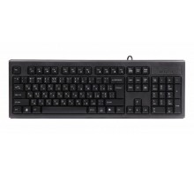 Клавіатура A4-KM-720-USB, чорна, Rus + Ukr, ergonomic