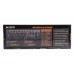 Клавиатура A4-KM-720-USB, черная, Rus+Ukr, ergonomic