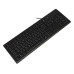 Клавиатура A4Tech KR-83 PS/2 (Black), черная, 104клав, Большой Enter Comfort Rounded Edge keyboard X-slim