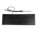 Клавиатура A4Tech KR-83 PS/2 (Black), черная, 104клав, Большой Enter Comfort Rounded Edge keyboard X-slim