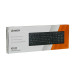 Клавиатура A4Tech KR-83 PS/2 (Black), черная, 104клав, Большой Enter Comfort Rounded Edge keyboard X-slim
