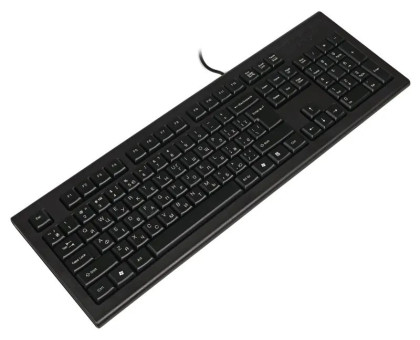 Клавиатура A4Tech KR-85 PS/2 (Black), Comfort Key черная