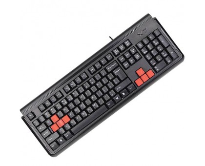 Клавиатура X7-G300 USB, черная, Игровая, 3xFast