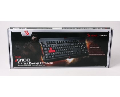 Клавиатура Bloody Q100, черная, Инновационная игровая