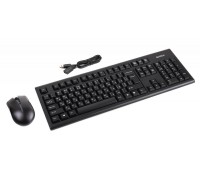 Комплект беспроводной A4 Tech 3000N, V-Track, клавиатура+мышь, черный