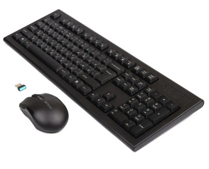 Комплект беспроводной A4 Tech 3000N, V-Track, клавиатура+мышь, черный