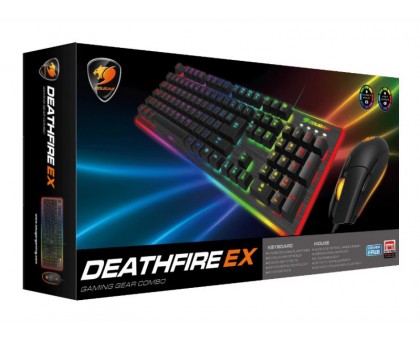 Комплект Cougar Deathfire EX, с подсветкой, USB