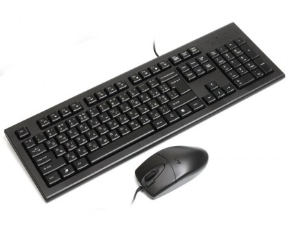 A4Tech KR-8520D, кмплект проводной клавиатура с мышью