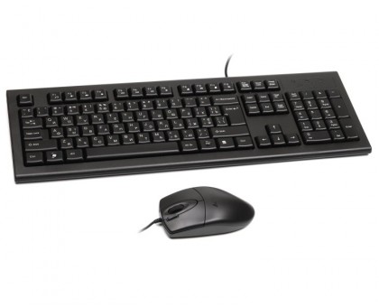 A4Tech KR-8520D, кмплект проводной клавиатура с мышью