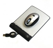 Миша A4Tech  NB-20D USB, бездротова, срібна
