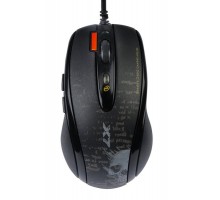 Мышь игровая A4Tech F5, V-Track, USB, 3000 dpi, черная