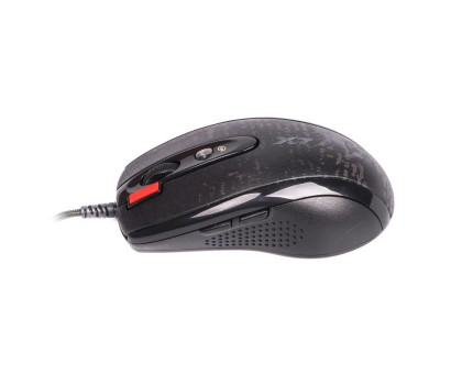 Мышь игровая A4Tech F5, V-Track, USB, 3000 dpi, черная