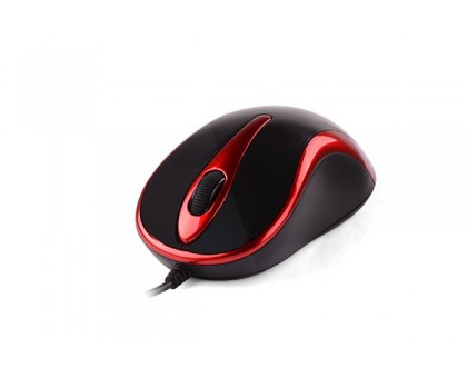 Миша A4Tech N-350-2 (Red+Black) міні V-Track USB, 1000 dpi, 4D колесо