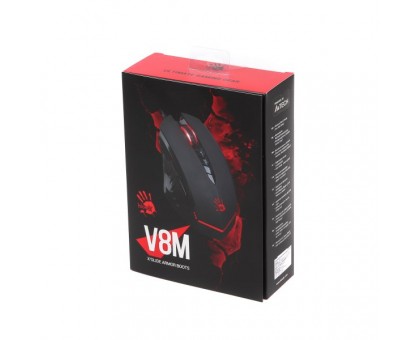 Мышь игровая A4-Tech Bloody V8M, черная, с подсветкой, USB