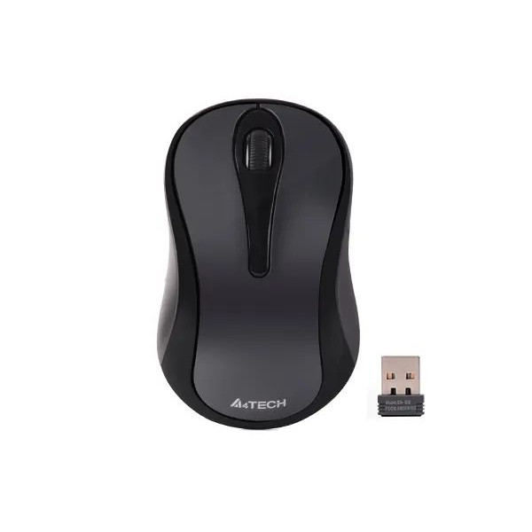Миша A4Tech G3-280A USB V-Track , бездротова, 1000dpi, cіра