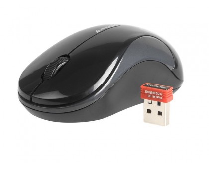 Мышь A4 G3-270N USB V-Track, беспроводная, 1000dpi, черная