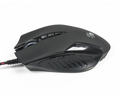 Мышь игровая A4-Tech Bloody Q50, черная, с подсветкой, USB