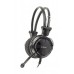 Навушники HS-28-1  з мікрофоном, чорного кольору