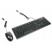 Комплект клавіатура+мишка KRS-83+OP-720, USB, Чорна