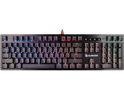 Механическая клавиатура A4Tech Bloody B820R игровая, USB, LED-подсветка, Full Light Strike Red