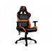 Кресло игровое ARMOR One, черный-оранж.