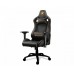 Кресло геймерское ARMOR S, дышащая экокожа, стальной каркас, черный