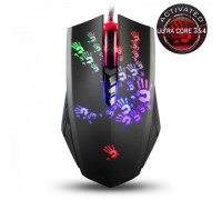Миша ігрова A4-Tech Bloody A60A (Black) Activated, Gaming, металеві ніжки, чорна