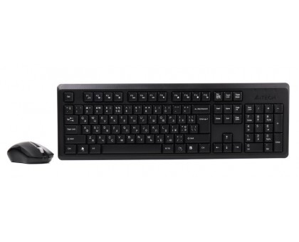 Комплект бездротовий A4 Tech 4200N, V-Track, клавіатура+миша, чорний
