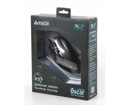 Мышь игровая A4Tech X77 Oscar Neon, USB
