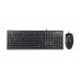 Комплект A4Tech клавіатура+мишка KR-83+OP-720, USB, Чорна