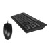 Комплект клавиатура+мышка A4TechKR-83+OP-720, USB, Черная