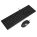 Комплект клавиатура+мышка A4TechKR-85+OP-720, USB, Черная